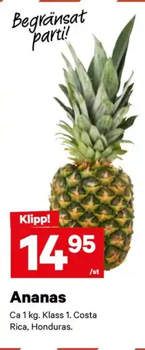 City Gross Ananas erbjuda