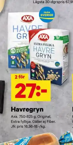 City Gross Havregryn erbjuda