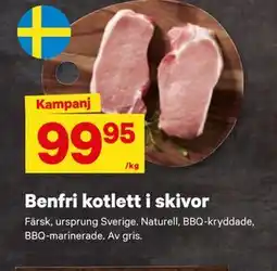 City Gross Benfri kotlett i skivor erbjuda