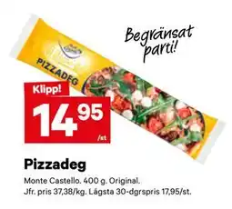 City Gross Pizzadeg erbjuda