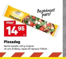 City Gross Pizzadeg erbjuda