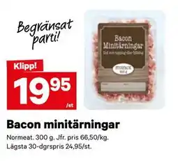 City Gross Bacon minitärningar erbjuda
