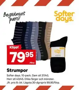 City Gross Strumpor erbjuda