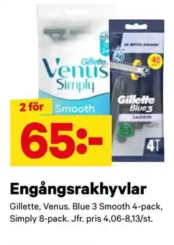 City Gross Engångsrakhyvlar erbjuda
