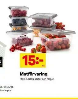 City Gross Matförvaring erbjuda