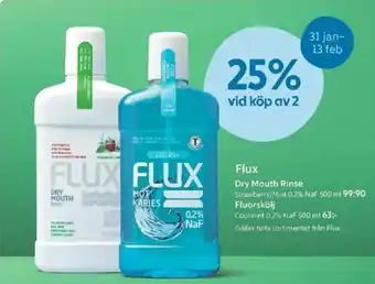 Flux Dry Mouth Rinse 500ml