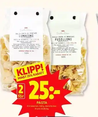 ICA Selection Pasta 500g