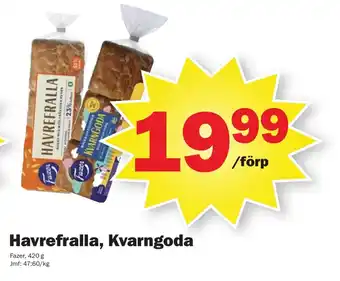 Fazer Havrefralla, Kvarngoda 420g