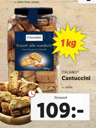 Lidl Cantuccini erbjuda