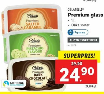 Lidl Premium glass erbjuda