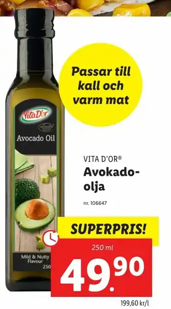 Avokadoolja