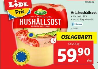 Lidl Arla hushållsost erbjuda
