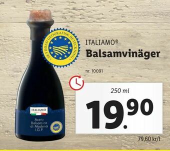 Lidl Balsamvinäger erbjuda