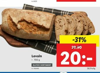 Lidl Levain erbjuda