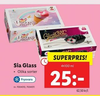 Lidl Sia Glass erbjuda