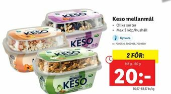 Keso mellanmål