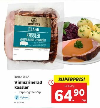 Lidl Vinmarinerad. kassler erbjuda