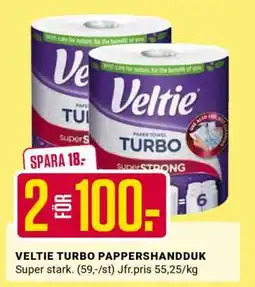 ÖoB VELTIE TURBO PAPPERSHANDDUK erbjuda