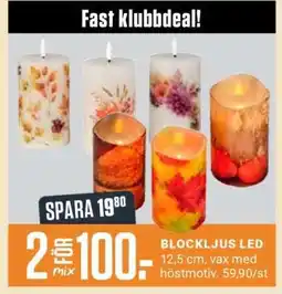 ÖoB BLOCKLJUS LED erbjuda
