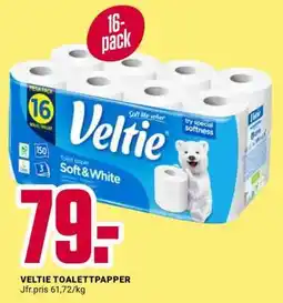ÖoB VELTIE TOALETTPAPPER erbjuda