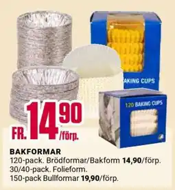 ÖoB Bakformar erbjuda