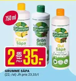 ÖoB Grumme Såpa erbjuda