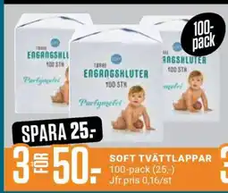 ÖoB SOFT TVÄTTLAPPAR erbjuda
