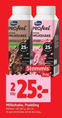 ICA Supermarket PROfeel Protein Milkshake erbjuda
