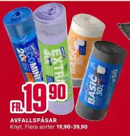 ÖoB Avfallspåsar erbjuda