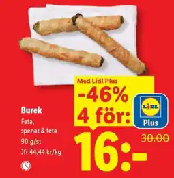 Lidl Burek erbjuda