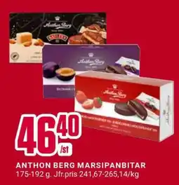 ÖoB Anthon Berg Marsipanbitar erbjuda