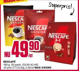 ÖoB NESCAFÉ erbjuda