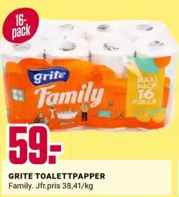ÖoB GRITE TOALETTPAPPER erbjuda