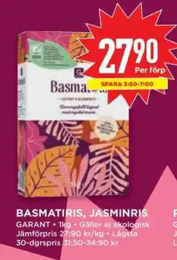 Willys Basmati- och Jasminris erbjuda