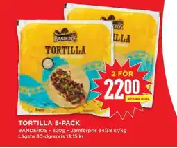 Willys TORTILLA 8-PACK erbjuda