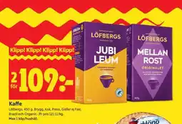ICA Supermarket KAFFE LÖFBERGS erbjuda