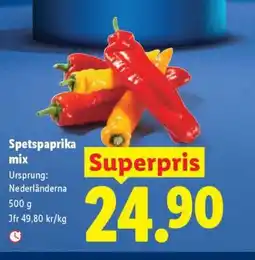 Lidl Spetspaprika mix erbjuda