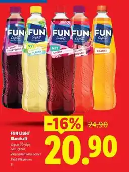 Lidl Fun Light Blandsaft erbjuda