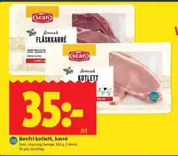 ICA Supermarket Benfri kotlett, karré erbjuda