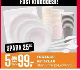 ÖoB Engångsartiklar erbjuda