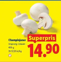 Lidl Champinjoner erbjuda
