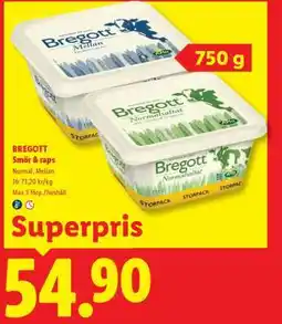 Lidl Bregott Smör & raps erbjuda