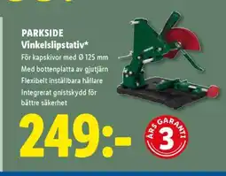 Lidl PARKSIDE Vinkelslipstativ erbjuda