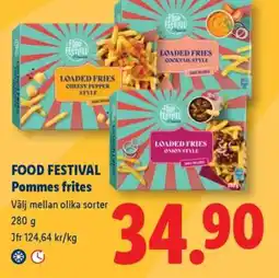 Lidl FOOD FESTIVAL Pommes frites erbjuda