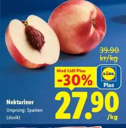 Lidl Nektariner erbjuda