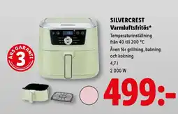Lidl SILVERCREST Varmluftsfritös erbjuda