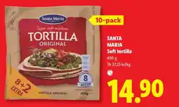Lidl Santa Maria soft tortilla erbjuda