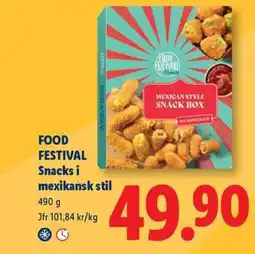 Lidl FOOD FESTIVAL Snacks i mexikansk stil erbjuda