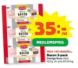 Stora Coop BACON 3-PACK erbjuda