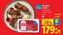Lidl MATRIKET Lövbiff erbjuda